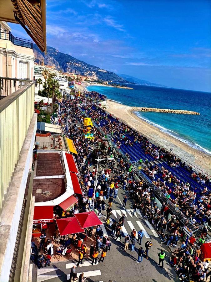 Seaviews By Jenni Menton, La Suite, Superbe Front De Mer, Top Emplacement Avec Terrasse Et Parking! Extérieur photo