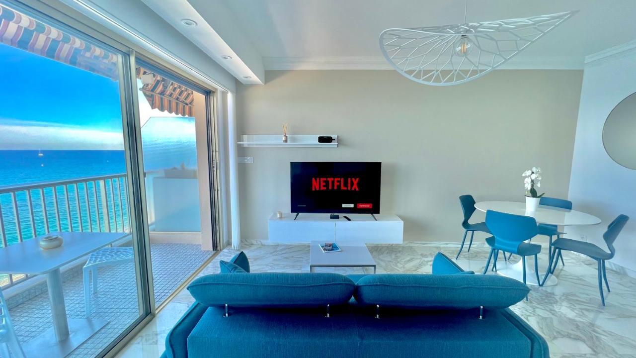Seaviews By Jenni Menton, La Suite, Superbe Front De Mer, Top Emplacement Avec Terrasse Et Parking! Extérieur photo